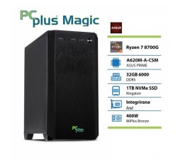 Slika izdelka: PCPLUS Magic Ryzen 7 8700G 32GB 1TB SSD namizni računalnik