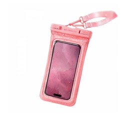 Slika izdelka: PLAVAJOČA TORBICA ZA TELEFON DO 7,2" S TRAKOM ROZA