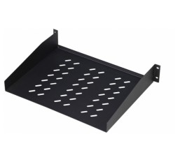 Slika izdelka: Digitus polica rack 2U 550mm - 20kg črna DN-19 TRAY-2-55-SW
