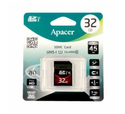 Slika izdelka: APACER SD HC 32GB spominska kartica UHS-I U1 Class 10 AP32GSDHC10U1-R