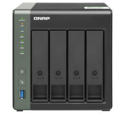 Slika izdelka: QNAP NAS strežnik za 4 diske, 2GB ram, 10GbE SFP+ mreža