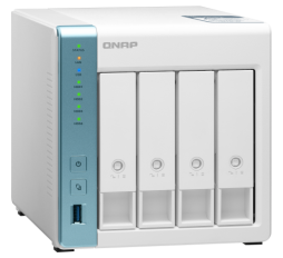 Slika izdelka: QNAP NAS strežnik za 4 diske, 2GB ram, 1x 2.5Gb in 1x 1Gb mreža