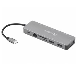 Slika izdelka: Sandberg USB-C 13-in-1 priklopna postaja za prenosnike