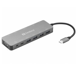 Slika izdelka: Sandberg USB-C 13-in-1 priklopna postaja za prenosnike