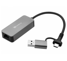 Slika izdelka: Sandberg USB-C/A 2.5 GbE RJ45 Adapter