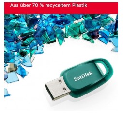 Slika izdelka: SanDisk 128GB Ultra Eco USB Flash Drive USB 3.2 Gen 1, do 100MB/s