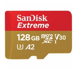 Slika izdelka: SanDisk Extreme microSDXC Mobile Gaming 128GB hitrost190MB/s & 90MB/s A2 C10 V30 UHS-I U3