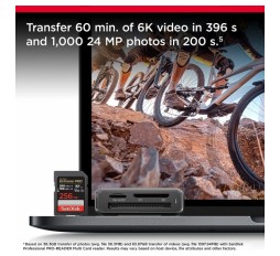 Slika izdelka: SanDisk Extreme PRO 256GB V60 UHS-II SD, 280/150MB/s,V60,C10,UHS-II