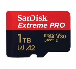 Slika izdelka: SANDISK Extreme PRO microSDXC 1TB UHS-I 4K UHD (SDSQXCD-1T00-GN6MA) spominska kartica