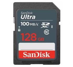 Slika izdelka:  SanDisk Ultra 128GB SDXC spominska kartica 100MB/s
