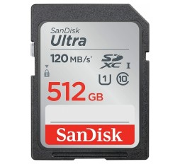 Slika izdelka: SanDisk Ultra 512GB SDXC spominska kartica 150MB/s