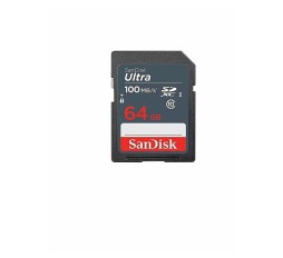 Slika izdelka: SanDisk Ultra 64GB SDXC spominska kartica 100MB/s