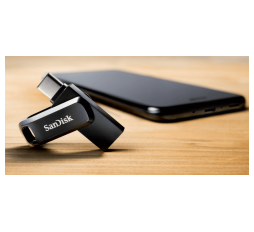 Slika izdelka: SanDisk Ultra Dual Drive Go USB Type C, 256GB 3.1/3.0, b do 400 MB/s, črn