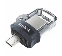Slika izdelka: SANDISK Ultra Dual Drive m3.0 64GB mUSB/USB-A (SDDD3-064G-G46) USB ključek