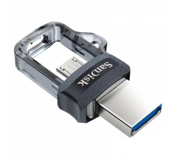 Slika izdelka: SANDISK Ultra Dual Drive m3.0 64GB mUSB/USB-A (SDDD3-064G-G46) USB ključek