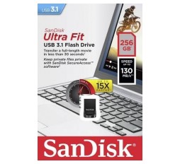 Slika izdelka: SanDisk Ultra Fit USB 256GB USB 3.1.do 400 MB/s