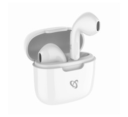 Slika izdelka: SBOX slušalke bele bluetooth z mikrofonom EB-TWS18