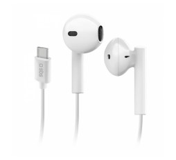 Slika izdelka: SBS SLUŠALKE STEREO ŽIČNE USB-C Z MIKROFONOM BELE