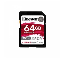 Slika izdelka: SDXC KINGSTON 64GB Canvas REACT Plus, 300MB