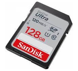 Slika izdelka: SDXC SanDisk 128GB Ultra, 120MB