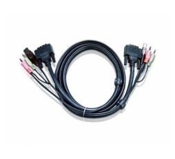 Slika izdelka: Set kablov ATEN 2L-7D02UI DVI-I/USB/ AVDIO 1,8m