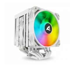 Slika izdelka: SHARKOON CPU A60 RGB WHITE AIR COOLER 2x120mm PWM 260W procesorski hladilnik