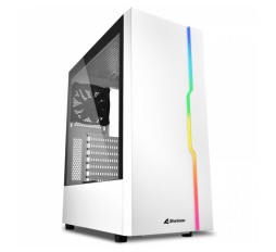 Slika izdelka: SHARKOON RGB SLIDER midiATX okno gaming belo ohišje