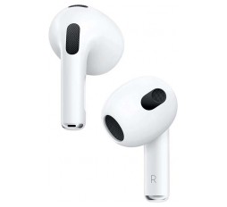 Slika izdelka: Slušalke Apple AirPods 3.gen brezžične / Lightning polnilni etui (bele)