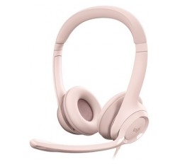 Slika izdelka: Slušalke Logitech H390, roza, USB
