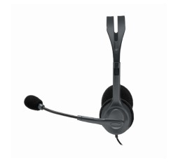 Slika izdelka: Logitech slušalke+mikrofon H111 temno sive 981-000593