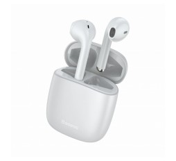 Slika izdelka: Slušalke ušesne brezžične Bluetooth Baseus W04 bele