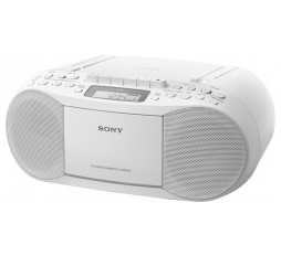 Slika izdelka: SONY radiokasetofon+CD v beli barvi CFDS70W