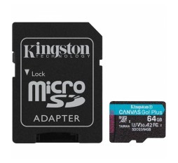 Slika izdelka: XX SPOMINSKA KARTICA KINGSTON 64GB CANVAS GO PLUS