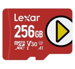 Slika izdelka: Spominska kartica Lexar PLAY, micro SDXC, 256GB, 160MB/s, U3, V30, A1, UHS-I