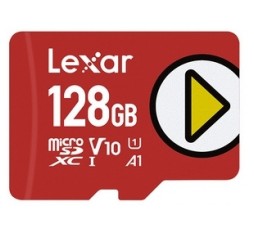 Slika izdelka: Spominska kartica Lexar PLAY, micro SDXC, 128GB, 160MB/s, U1, V10, A1, UHS-I