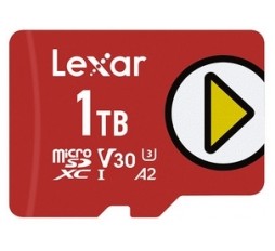 Slika izdelka: Spominska kartica Lexar PLAY, micro SDXC, 1TB, 160MB/s, U3, V30, A2, UHS-I