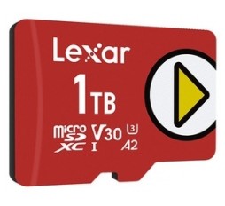 Slika izdelka: Spominska kartica Lexar PLAY, micro SDXC, 1TB, 160MB/s, U3, V30, A2, UHS-I