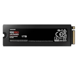 Slika izdelka: SSD 1TB M.2 80mm PCI-e 4.0 x4 NVMe, V-NAND, Samsung 990 PRO HeatSink (MZ-V9P1T0CW)