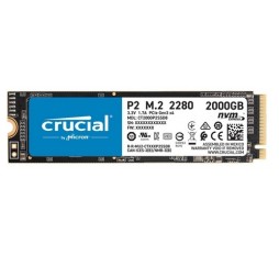 Slika izdelka: SSD 2TB M.2 80mm PCI-e 3.0 x4 NVMe, 3D QLC, CRUCIAL P2 