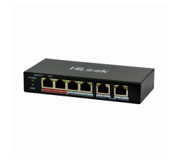 Slika izdelka: HiLook stikalo 100M  6-port 4x PoE mini kovinsko ohišje NS-0106P-35