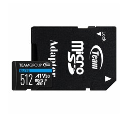Slika izdelka: Teamgroup Elite A1 512GB MicroSD UHS-I U3 90MB/s Android spominska kartica