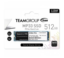 Slika izdelka: TEAMGROUP MP33 512GB M.2 PCIe NVMe (TM8FP6512G0C101) SSD