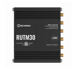 Slika izdelka: Teltonika usmerjevalnik WiFi5 5G LTE 2xSIM + eSIM RUTM30