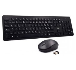 Slika izdelka: Tipkovnica in miška Ewent Wireless Multimedia Combo, USB, SLO