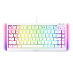 Slika izdelka: Tipkovnica Razer BlackWidow V4 75%, bela, US SLO g.