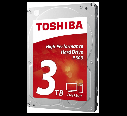 Slika izdelka: TRDI DISK TOSHIBA P300 3TB 3,5" SATA3 64MB 7200rpm (HDWD130UZSVA)