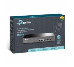 Slika izdelka: TP-Link mrežno stikalo 8 port 10/100/1000, 8 × POE
