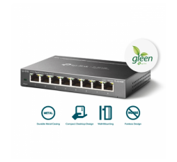 Slika izdelka: TP-LINK TL-SG108E 8-port Gigabit Easy Smart switch