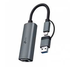 Slika izdelka: TP-LINK UE310C USB Type-C/A na RJ45 Gigabit Ethernet LAN adapter