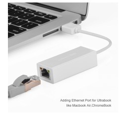Slika izdelka: Ugreen Mrežna kartica USB-A 2.0 RJ45 10/100Mbps - box